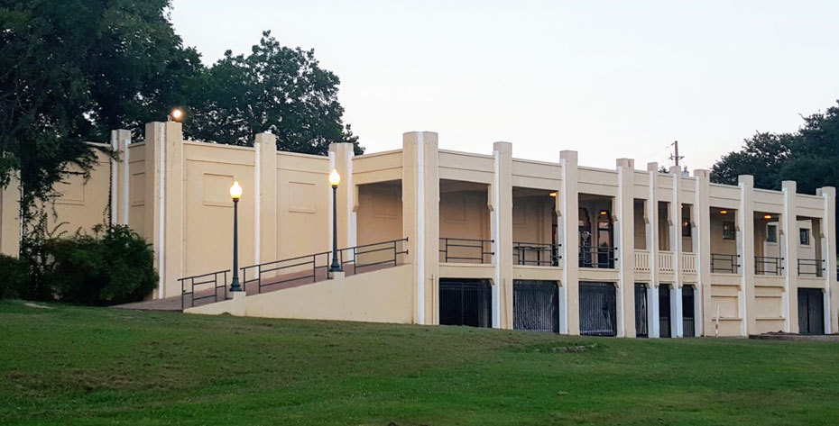 Bath House Cultural Center rear view
